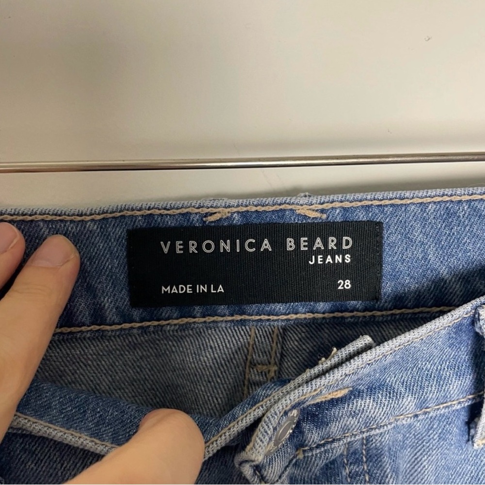 VERONICA BEARD Grant Wide Leg Super High Rise Flare Jeans \\ 28 - Picture 3 of 5